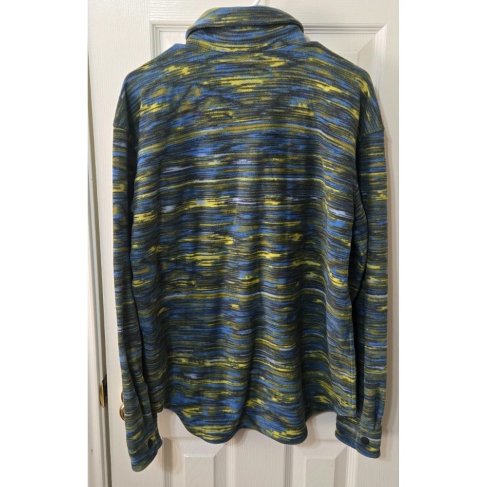 Mountain Hardwear Microchill Shirt Women's M Nitric Blue Stria Print NWT‎ - Picture 5 of 14
